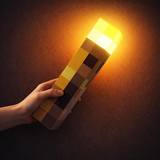 Minecraft LED torch rechargeable lamp