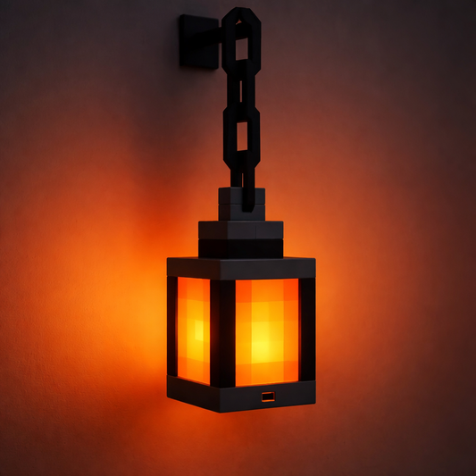 Minecraft Pixel LED Rechargeable Lamp with 16 Colors